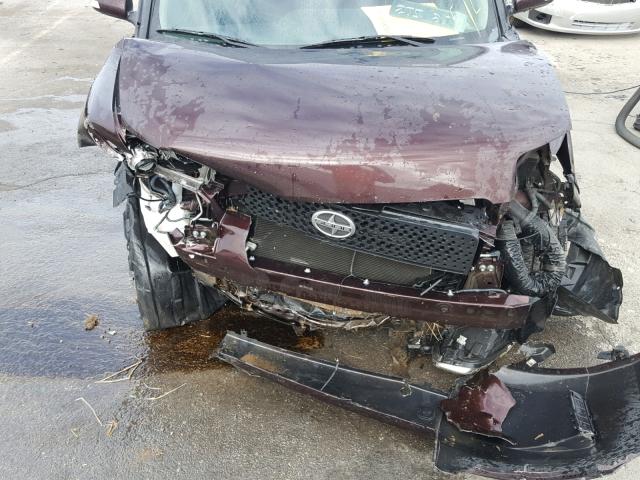 JTLKE50E491068252 - 2009 TOYOTA SCION XB PURPLE photo 7