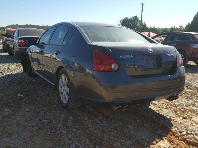 1N4BA41E67C833341 - 2007 NISSAN MAXIMA SE GRAY photo 3