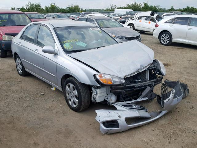 KNAFE121075400304 - 2007 KIA SPECTRA EX SILVER photo 1