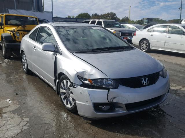 2HGFG12999H516942 - 2009 HONDA CIVIC EXL SILVER photo 1