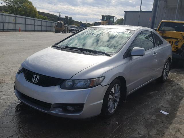 2HGFG12999H516942 - 2009 HONDA CIVIC EXL SILVER photo 2