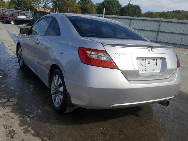 2HGFG12999H516942 - 2009 HONDA CIVIC EXL SILVER photo 3