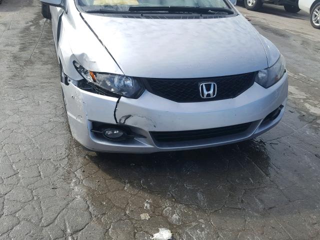 2HGFG12999H516942 - 2009 HONDA CIVIC EXL SILVER photo 9