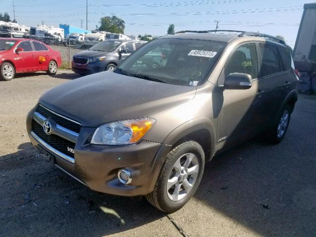 2T3DK4DV4BW056482 - 2011 TOYOTA RAV4 LIMIT GRAY photo 2