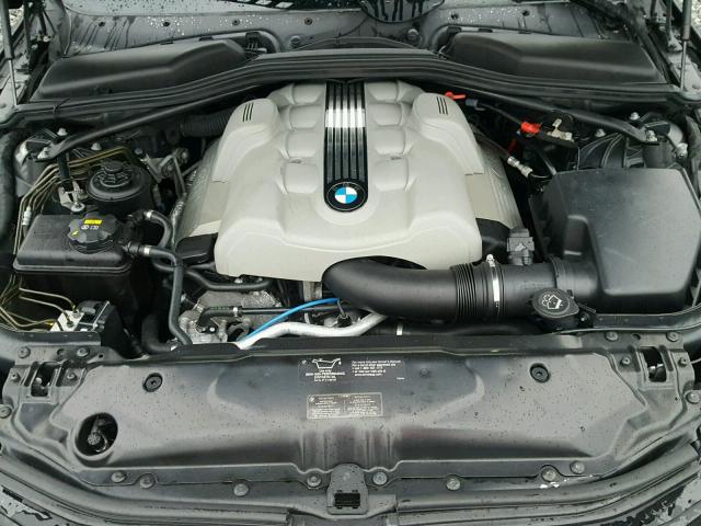 WBANB33524B108460 - 2004 BMW 545 I BLACK photo 7