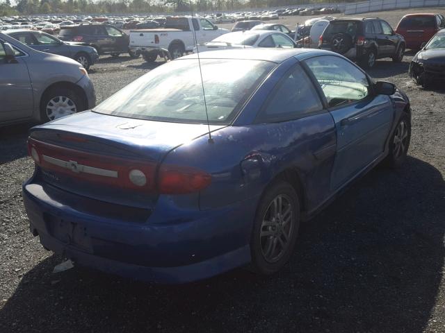 1G1JH12F837324872 - 2003 CHEVROLET CAVALIER L BLUE photo 4