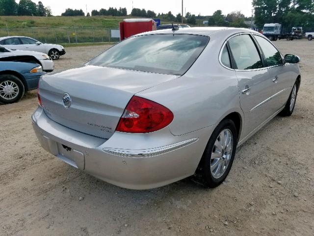 2G4WD582981199675 - 2008 BUICK LACROSSE C GRAY photo 4