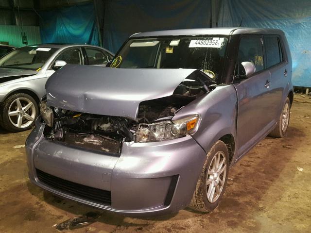 JTLKE50E591081270 - 2009 TOYOTA SCION XB Сұр фото 2