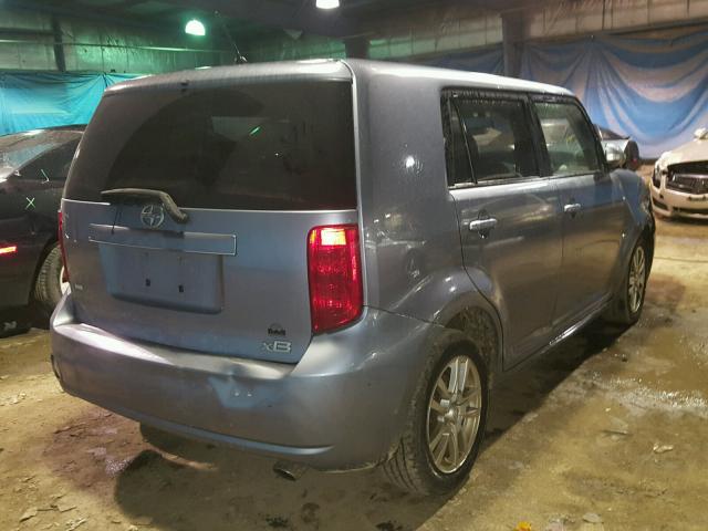 JTLKE50E591081270 - 2009 TOYOTA SCION XB Сұр фото 4