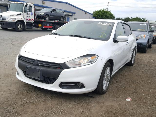 1C3CDFCA5DD147846 - 2013 DODGE DART LIMIT WHITE photo 2