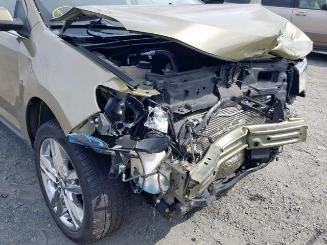 2FMDK4KC9CBA27187 - 2012 FORD EDGE LIMIT GREEN photo 9