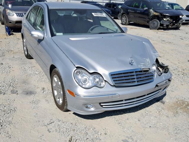 WDBRF87J96F769054 - 2006 MERCEDES-BENZ C 350 4MAT SILVER photo 1