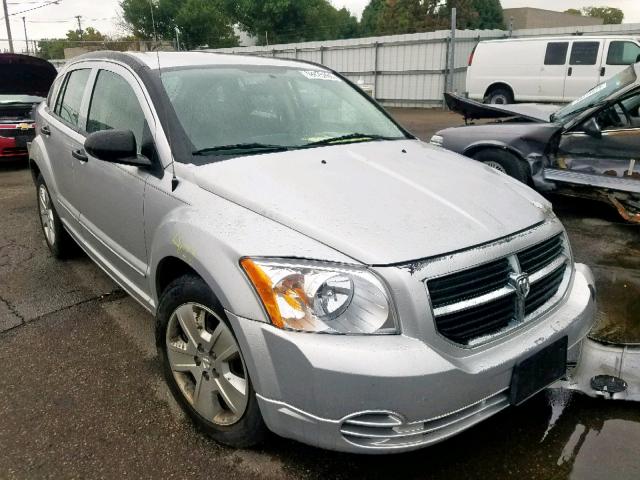 1B3HB48B47D164043 - 2007 DODGE CALIBER SX SILVER photo 1