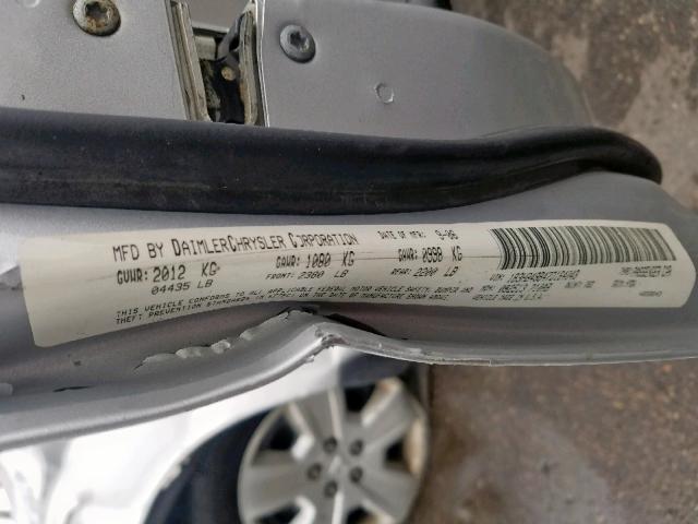 1B3HB48B47D164043 - 2007 DODGE CALIBER SX SILVER photo 10