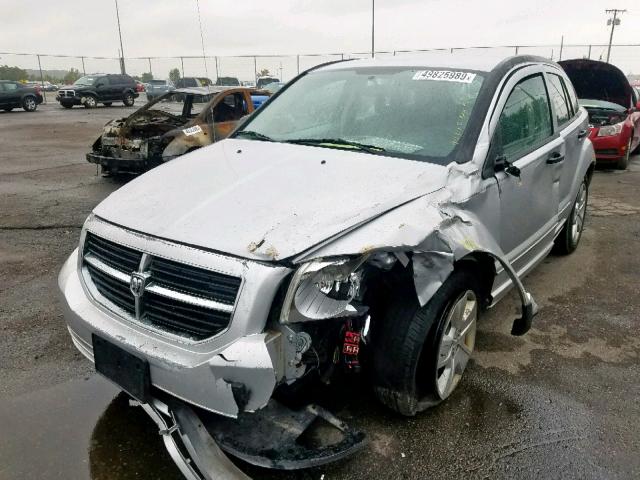 1B3HB48B47D164043 - 2007 DODGE CALIBER SX SILVER photo 2