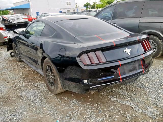 1FA6P8AM9F5357586 - 2015 FORD MUSTANG BLACK photo 3