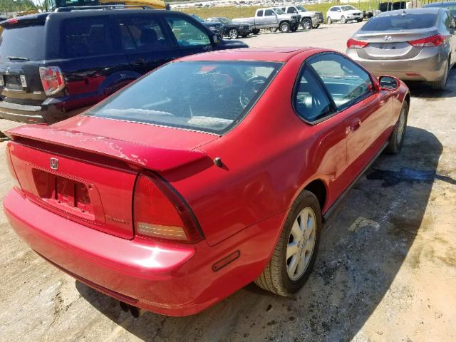 JHMBB1171PC002240 - 1993 HONDA PRELUDE SR RED photo 4