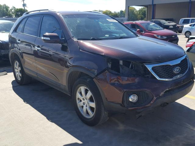 5XYKT3A17BG008313 - 2011 KIA SORENTO BA BURGUNDY photo 1