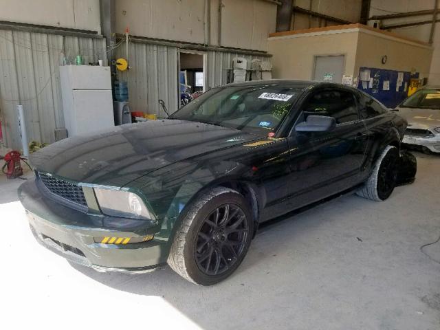 1ZVHT82H285186888 - 2008 FORD MUSTANG GT BLACK photo 2