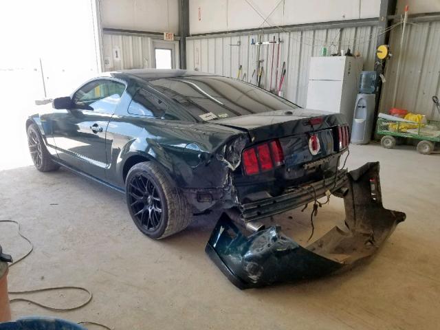 1ZVHT82H285186888 - 2008 FORD MUSTANG GT BLACK photo 3