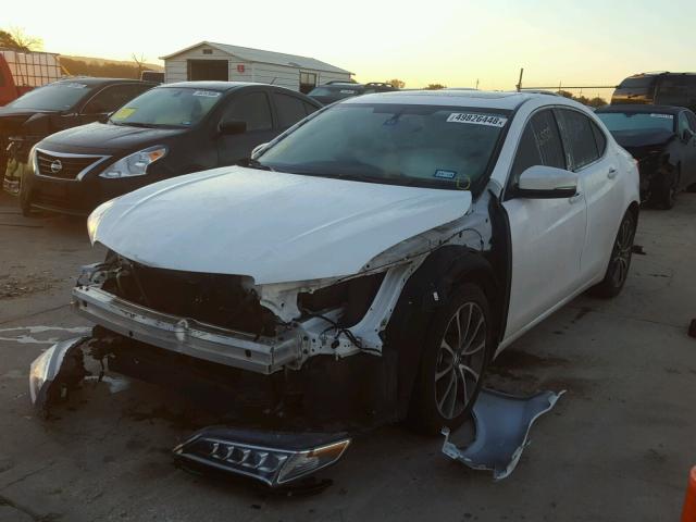 19UUB1F38GA002636 - 2016 ACURA TLX WHITE photo 2