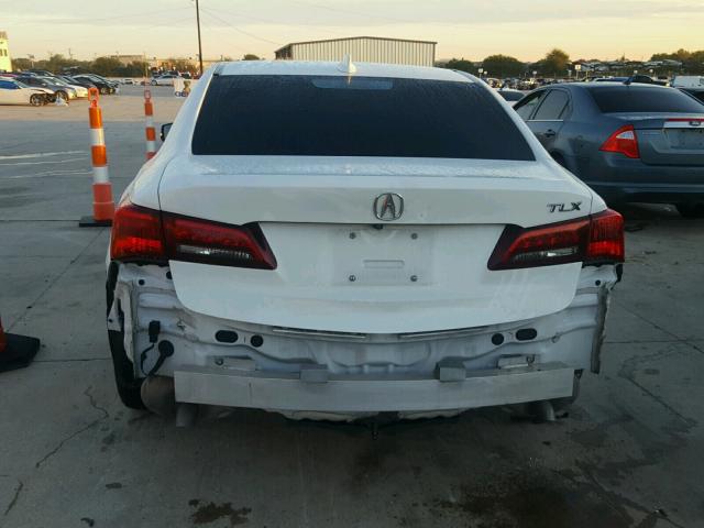 19UUB1F38GA002636 - 2016 ACURA TLX WHITE photo 9