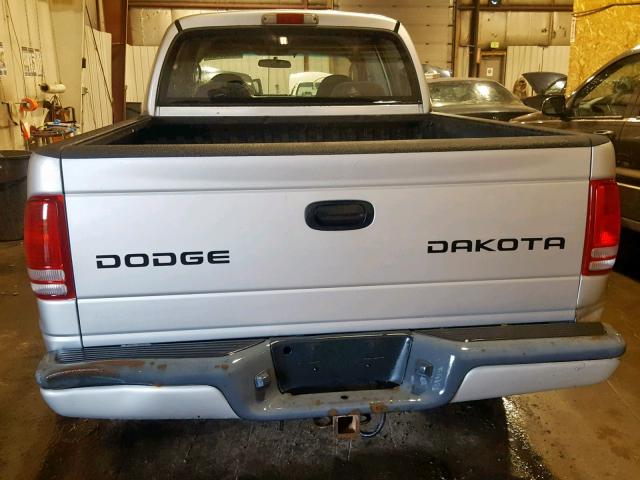 1D7HG38XX3S181706 - 2003 DODGE DAKOTA QUA SILVER photo 9