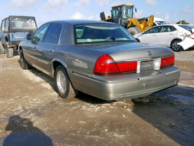 2MEFM75W8YX742842 - 2000 MERCURY GRAND MARQ GREEN photo 3