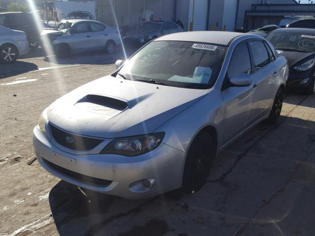 JF1GE74628G500595 - 2008 SUBARU IMPREZA WR SILVER photo 2