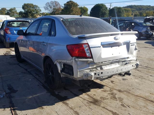 JF1GE74628G500595 - 2008 SUBARU IMPREZA WR SILVER photo 3