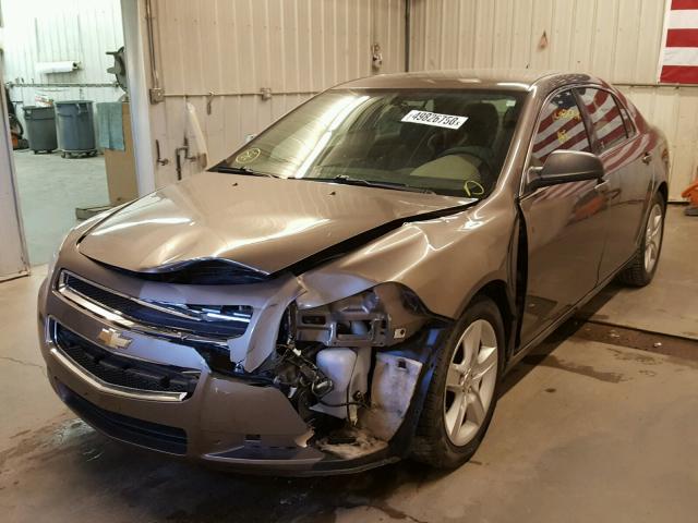 1G1ZA5EU9BF264761 - 2011 CHEVROLET MALIBU LS 棕色 照片 2