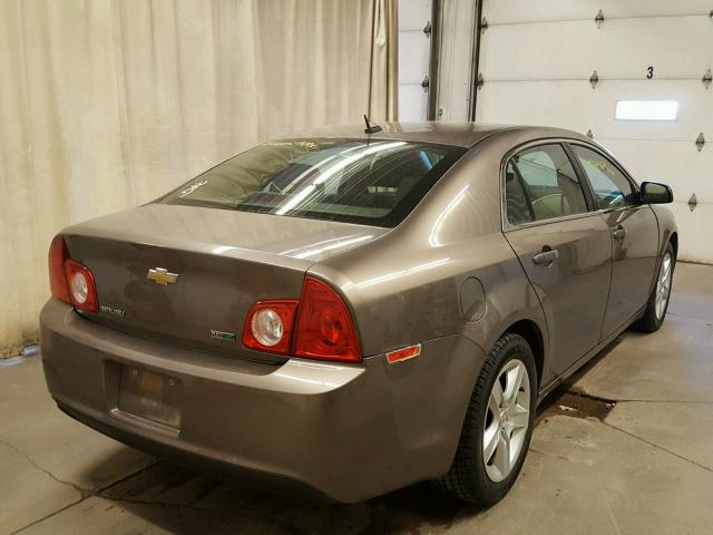 1G1ZA5EU9BF264761 - 2011 CHEVROLET MALIBU LS 棕色 照片 4