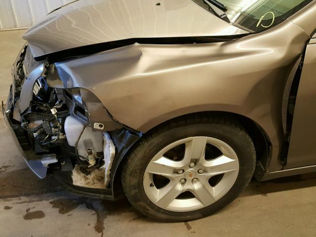 1G1ZA5EU9BF264761 - 2011 CHEVROLET MALIBU LS 棕色 照片 9