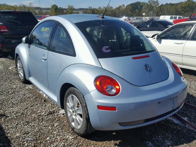 3VWRW31C49M513551 - 2009 VOLKSWAGEN NEW BEETLE BLUE photo 3