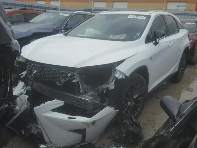 2T2BZMCAXHC084139 - 2017 LEXUS RX 350 WHITE photo 2