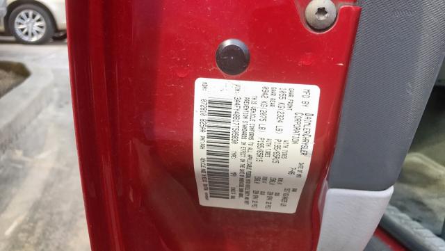 3A4FY48B17T505830 - 2007 CHRYSLER PT CRUISER RED photo 10