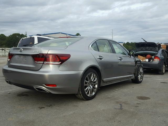 JTHBL5EF4H5146148 - 2017 LEXUS LS 460 BROWN photo 4