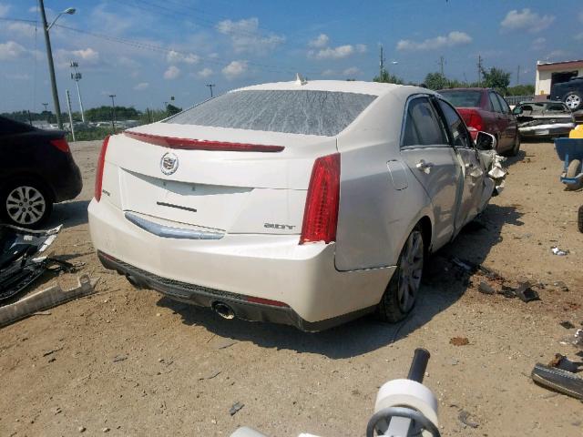 1G6AA5RX0D0170303 - 2013 CADILLAC ATS WHITE photo 4