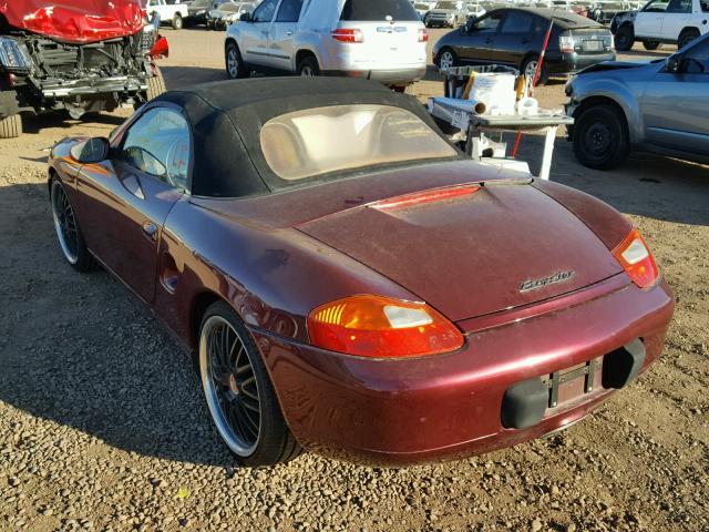 WP0CA2987XU620166 - 1999 PORSCHE BOXSTER MAROON photo 3