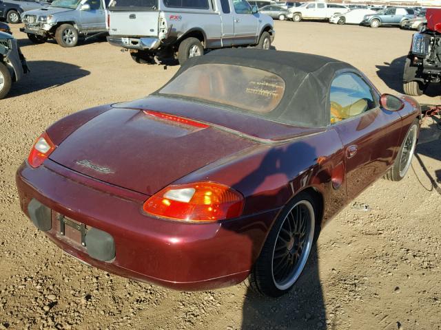 WP0CA2987XU620166 - 1999 PORSCHE BOXSTER MAROON photo 4