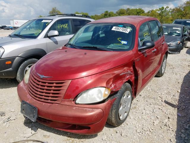 3C4FY48B65T610849 - 2005 CHRYSLER PT CRUISER RED photo 2