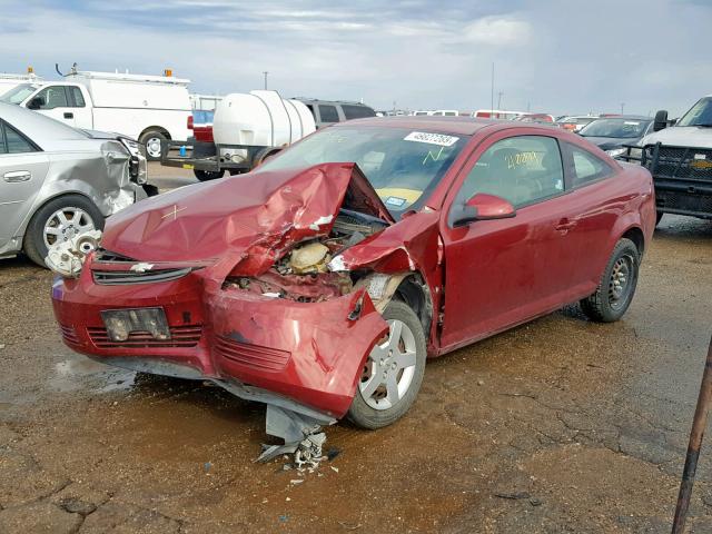 1G1AL18F687108323 - 2008 CHEVROLET COBALT LT RED photo 2