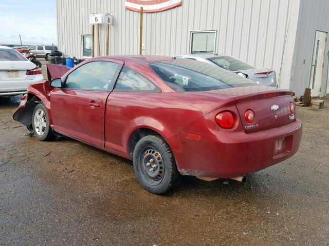 1G1AL18F687108323 - 2008 CHEVROLET COBALT LT RED photo 3