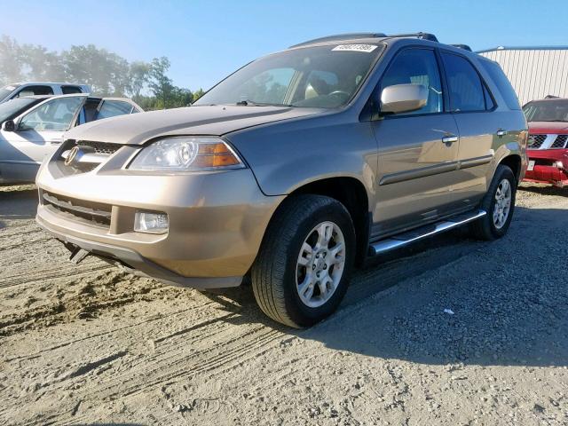 2HNYD18876H529371 - 2006 ACURA MDX TOURIN GOLD photo 2