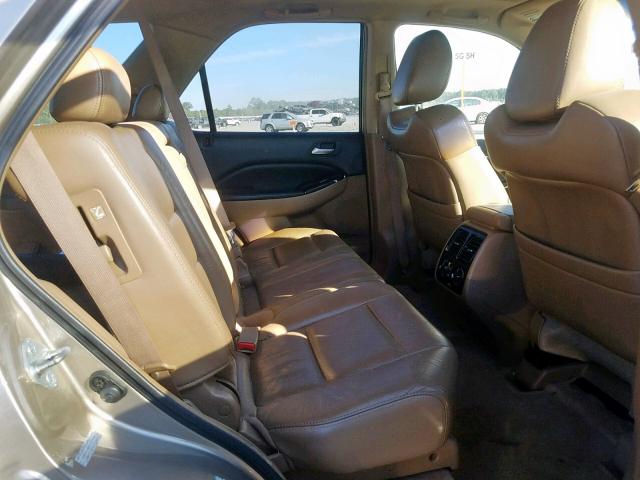 2HNYD18876H529371 - 2006 ACURA MDX TOURIN GOLD photo 6