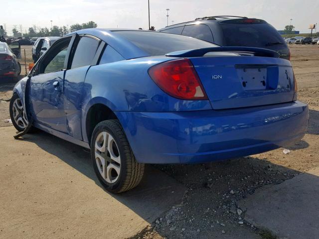 1G8AW12F64Z108449 - 2004 SATURN ION LEVEL BLUE photo 3