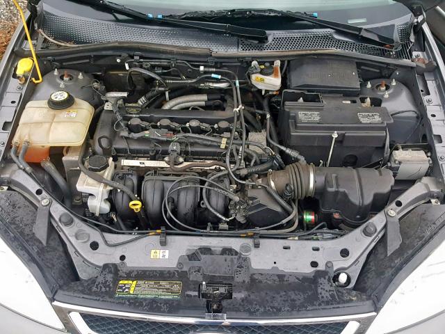 1FAHP34N57W275611 - 2007 FORD FOCUS ZX4 GRAY photo 7