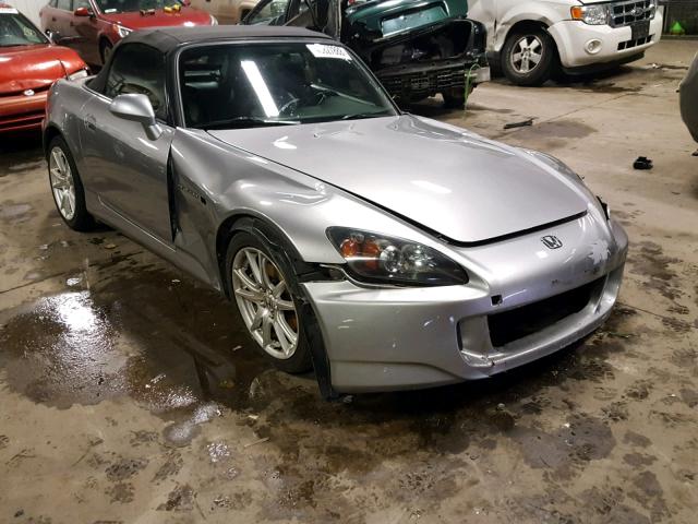 JHMAP21454S000291 - 2004 HONDA S2000 SILVER photo 1