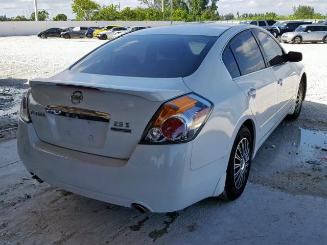 1N4AL2AP6CN474180 - 2012 NISSAN ALTIMA BAS WHITE photo 4