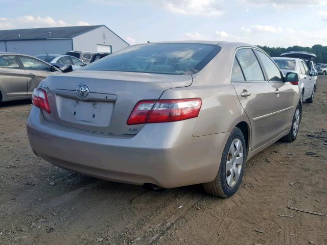 4T4BE46K09R100634 - 2009 TOYOTA CAMRY BASE GOLD photo 4